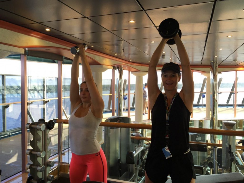 Dani Stevens cruise fitness tips