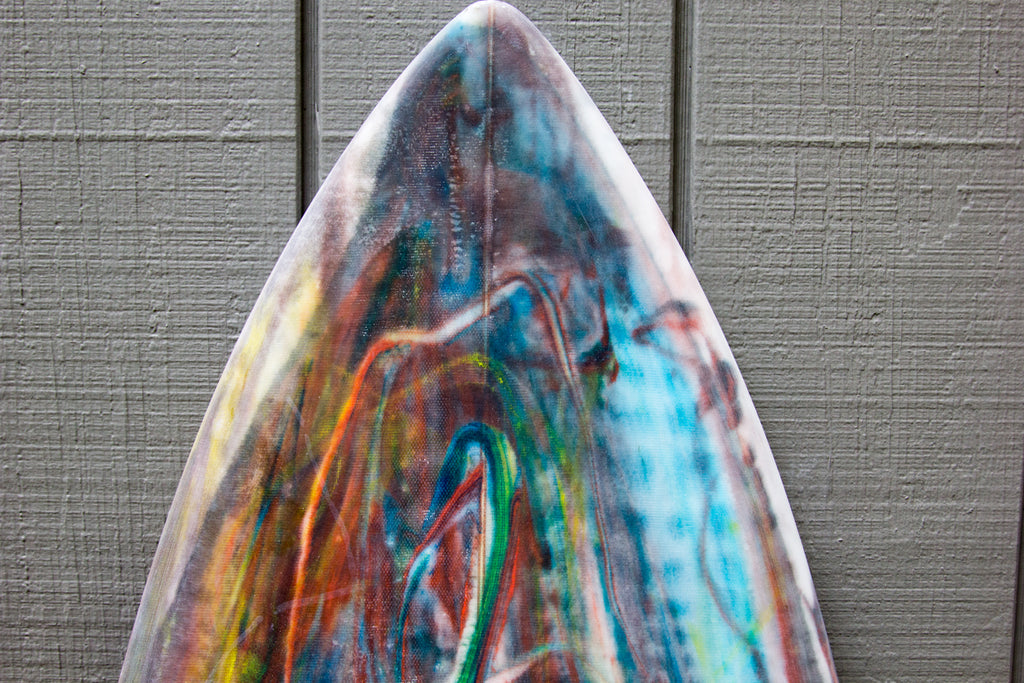 Hand shaped surfboard by Joe Trizzino