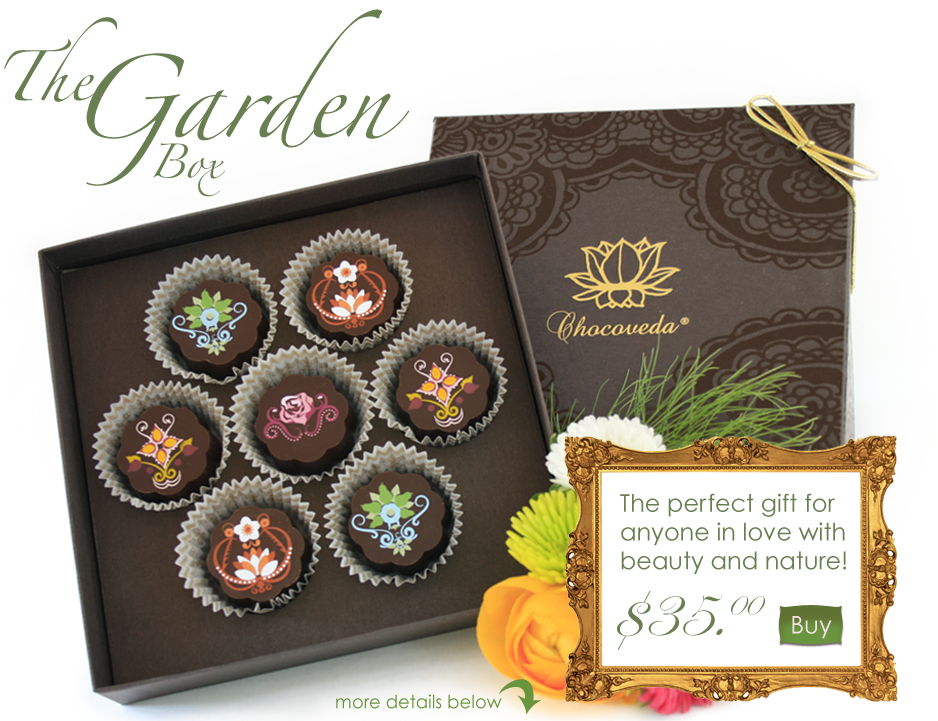 The Garden Box - Chocoveda Vegan Chocolate Truffles