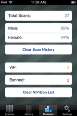 ID Scanner Stats
