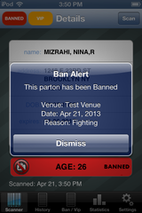 Banned ID Scan