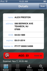 Fake ID scanner