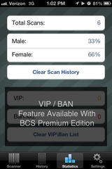 ID Scanner Stats