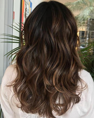 balayage on dark hair