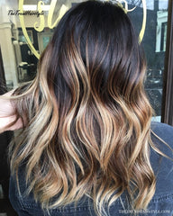 dark hair balayage