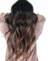 Dark hair balayage