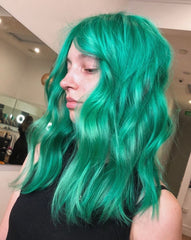 green hair