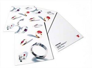 008 Postcard - Bespoke engagement rings from Jason Moss using silver, gold, platinum, diamonds & more
