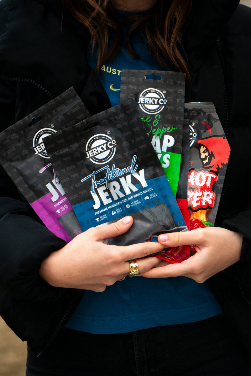 Beef Jerky 50G Sample Packs Premium Beef Jerky The Jerky Co