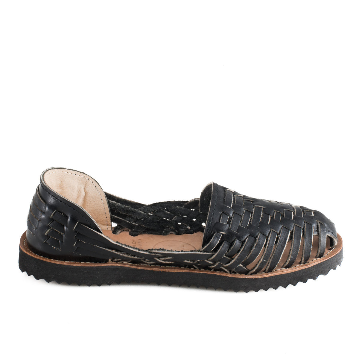 black huarache sandals women's