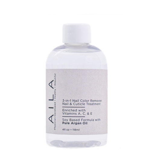 AILA ~ 3 in 1 Nail Colour Remover with pure Argan oil