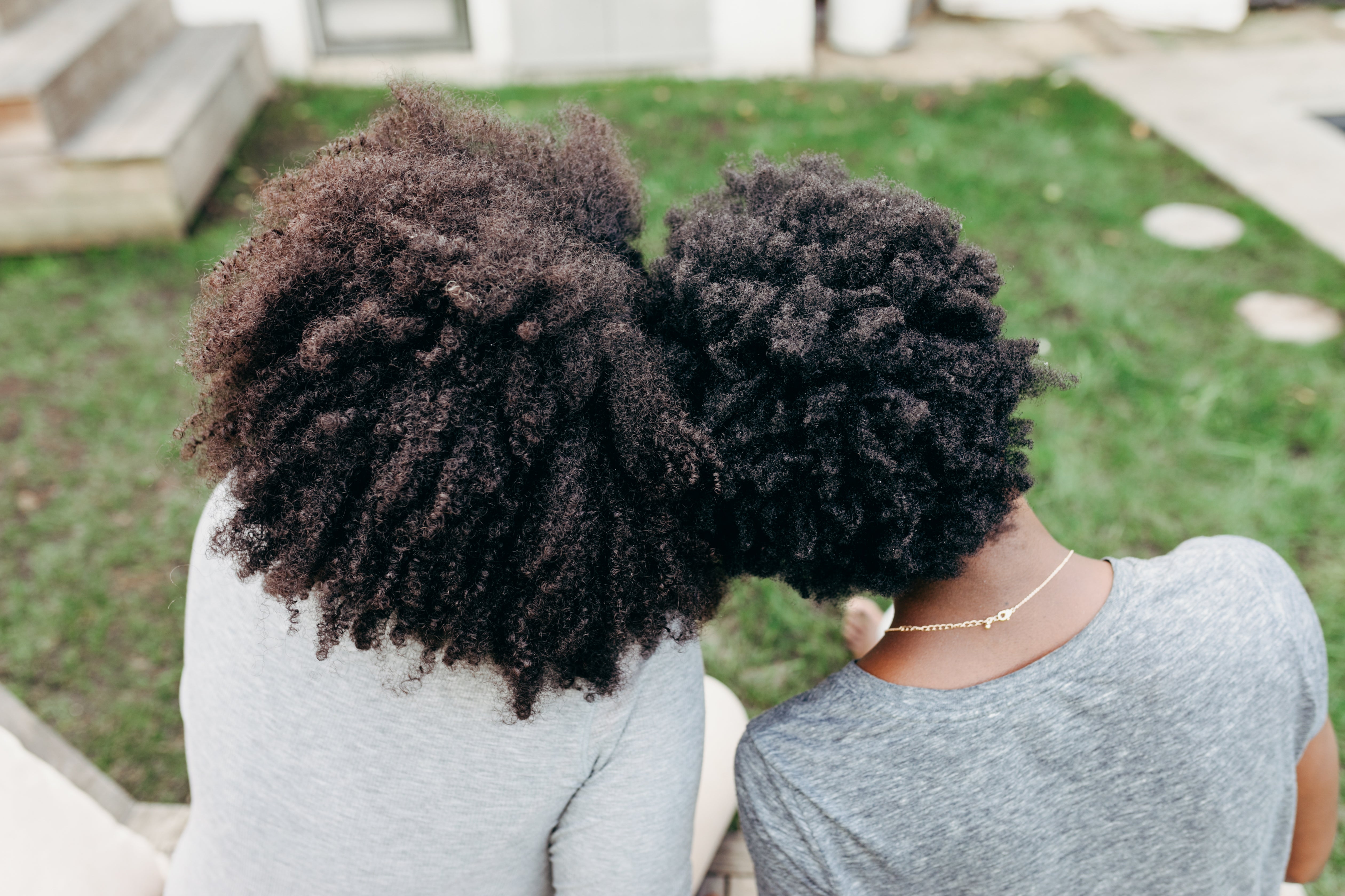 two women sitting share tips for conditioning