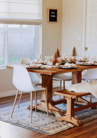 rustic farmhouse thanksgiving tablescape ideas