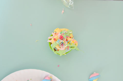 kid friendly cupcake decoration