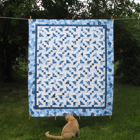 disappearing shoofly quilt