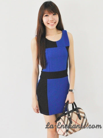 Chanelle Dress (Cobalt Blue)