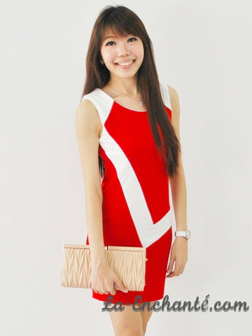 Christon Leigh Dress (Red)