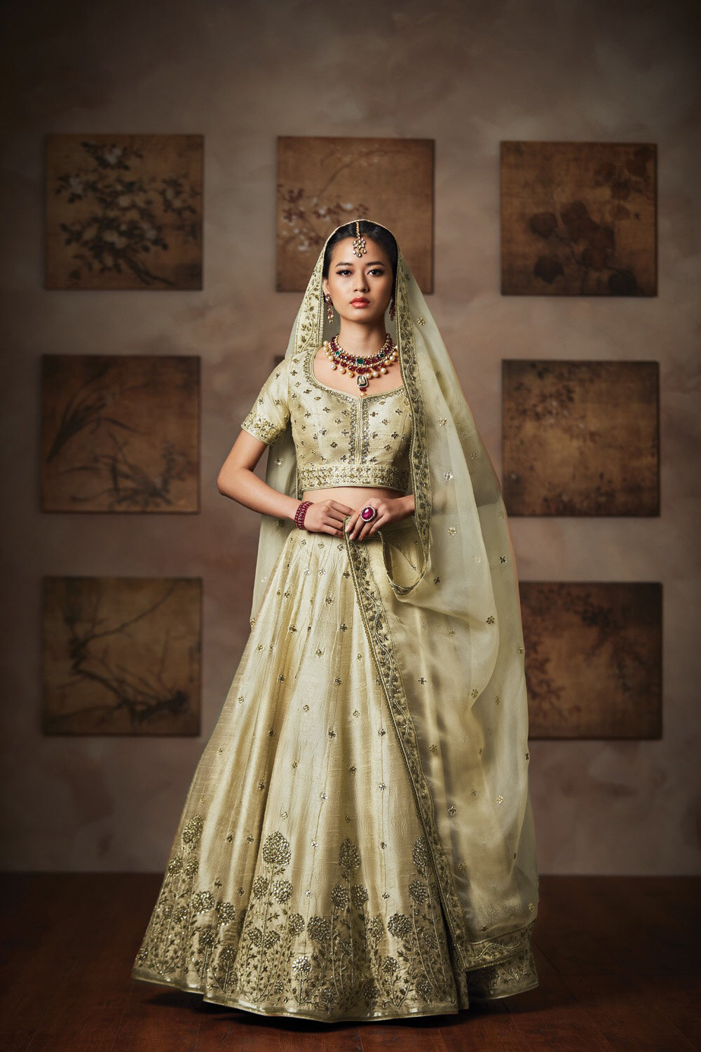 NEW LOOK WEDDING WEAR LEHENGA CHOLI - JN-25