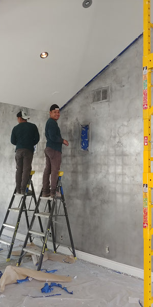 Silver Leaf Walls Before and After