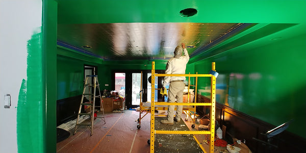 Green lacquer ceiling los angeles