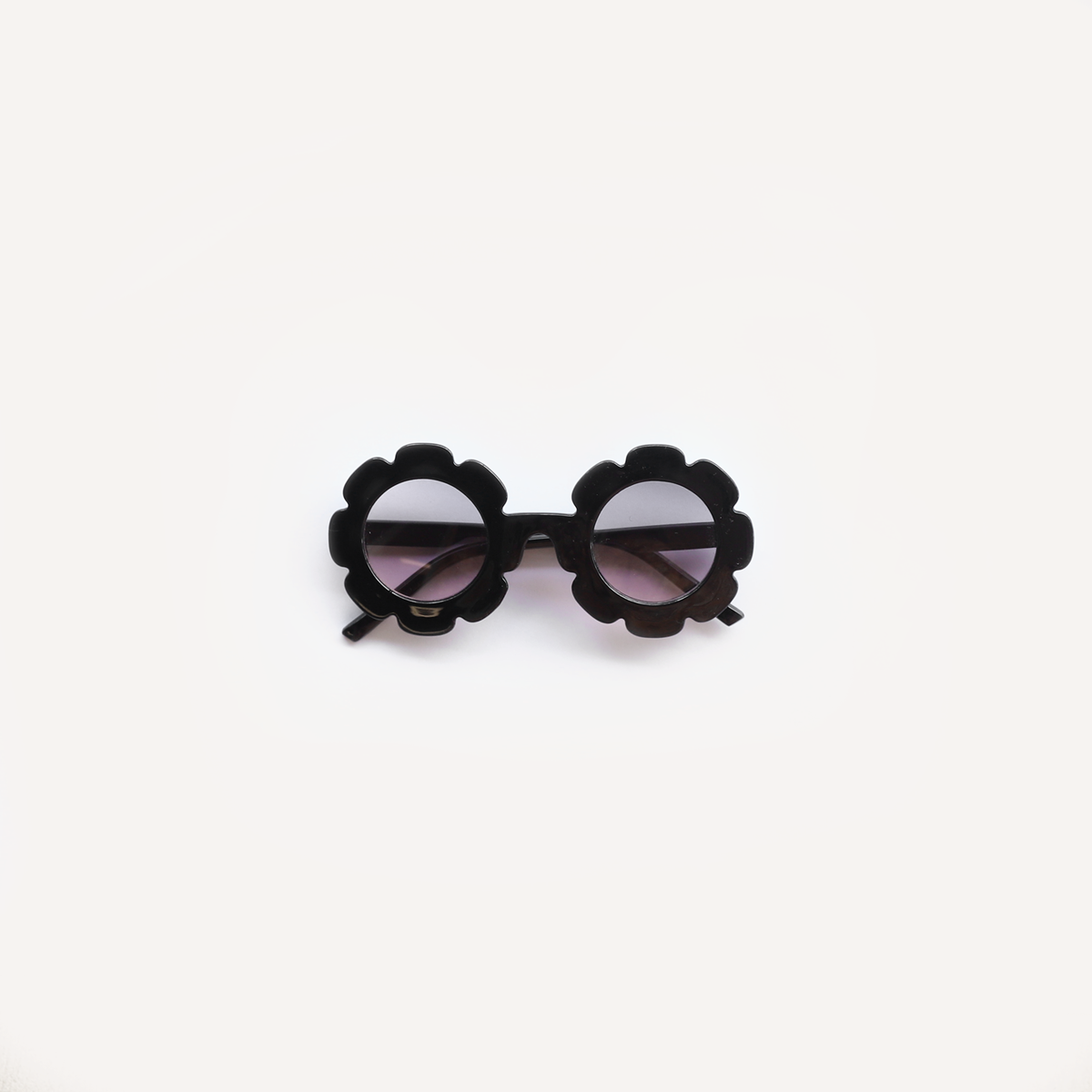 Black Flower Sunglasses