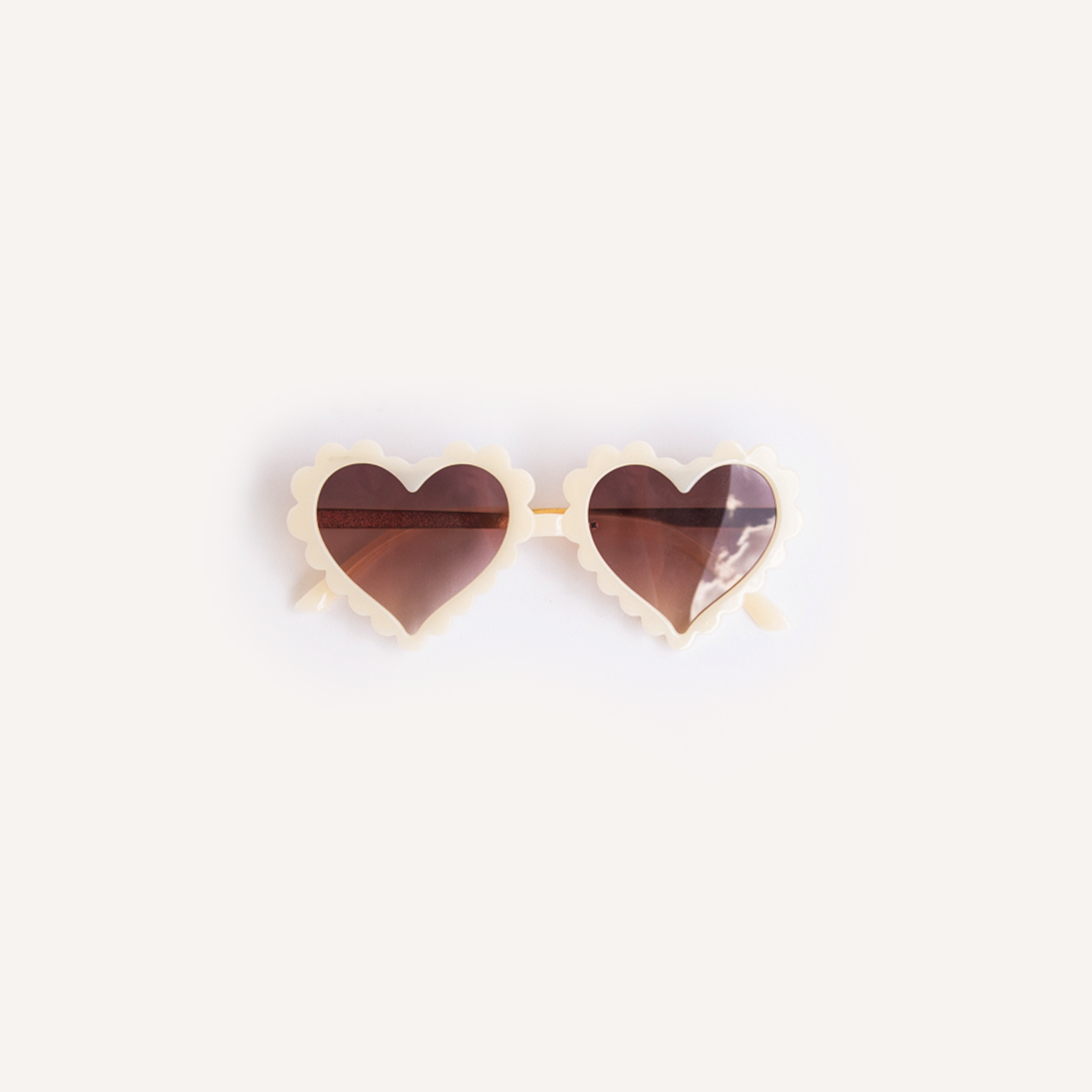 White Heart Sunglasses