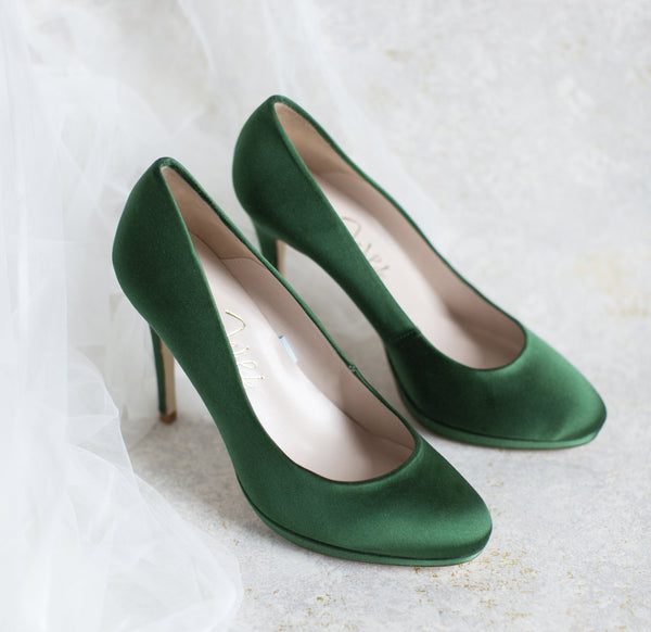 green shoe dye