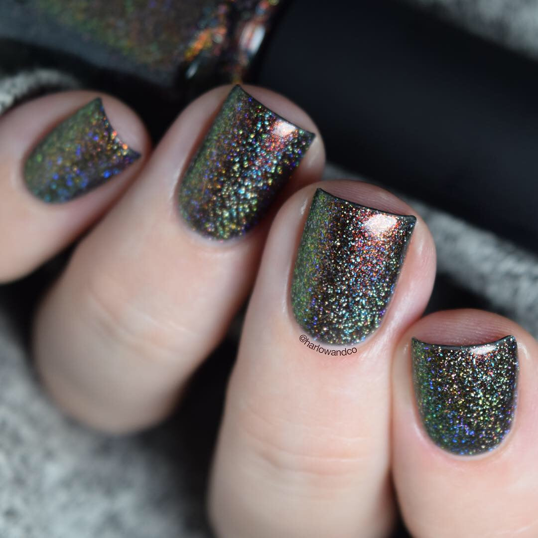 ILNP Candlelight holographic nail polish Color Kissed Ultra Holos After Dark Collection