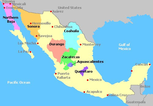 mexican wine regions