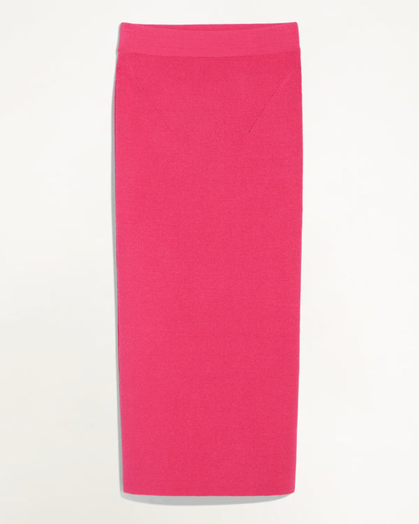 Ribbed Pencil Skirt | Pink Lux
