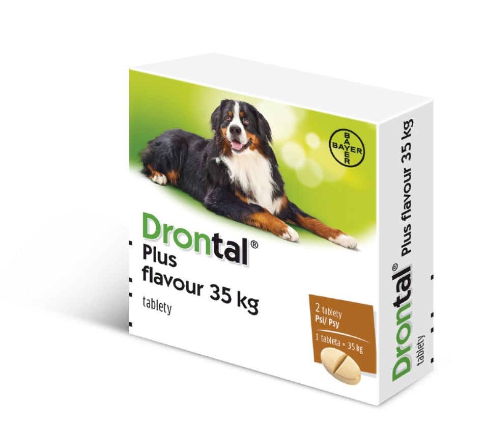 Drontal Plus Dog Flavor 35kg de-worming 