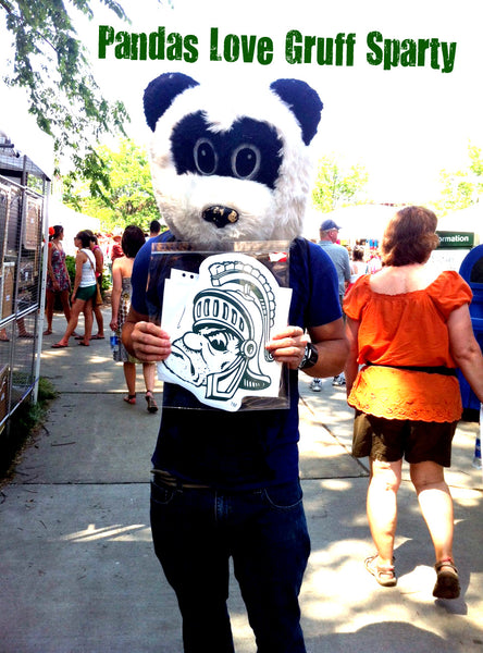 East Lansing Art Festival Michigan State Spartans Gruff Sparty