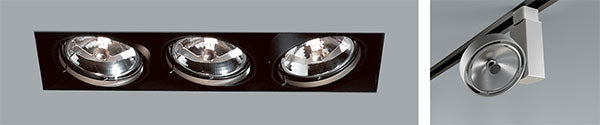 AR111 integrated ceiling and track lighting fixtures
