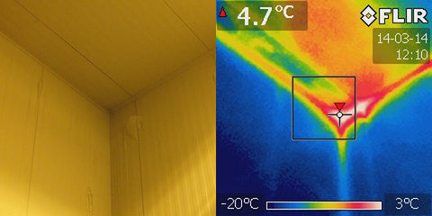 Freezer Room Insulation Infrared FLIR