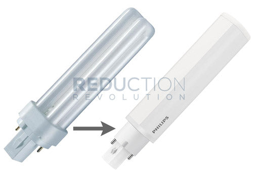 Replace 26W CFL with 8.5W G24d-3 LED Bulb