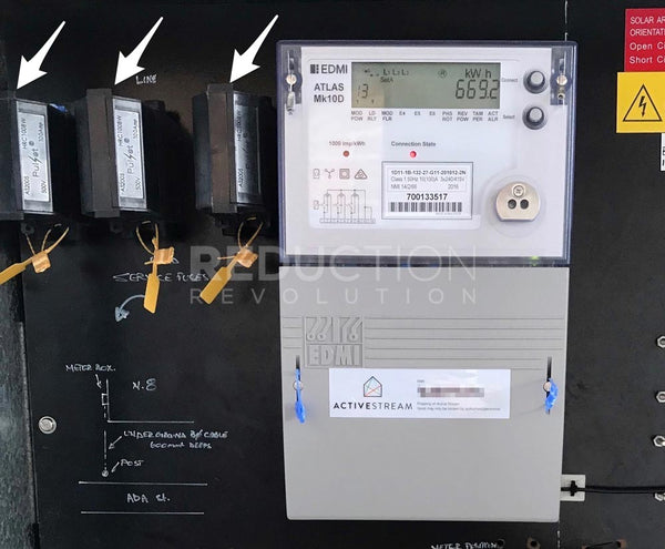 Three phase power supply and electricity meter