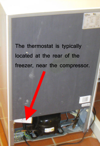 Freezer Thermostat Location