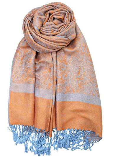 Orange Nectar Pashmina Headwrap