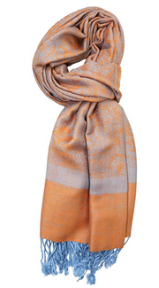 Orange Nectar Pashmina Headwrap