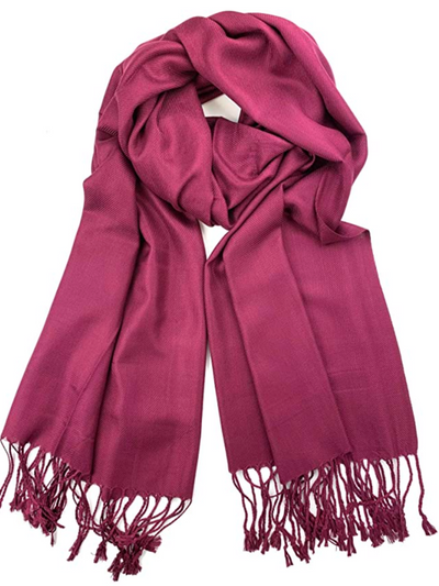 Plum Berry Pashmina Headwrap - Popular