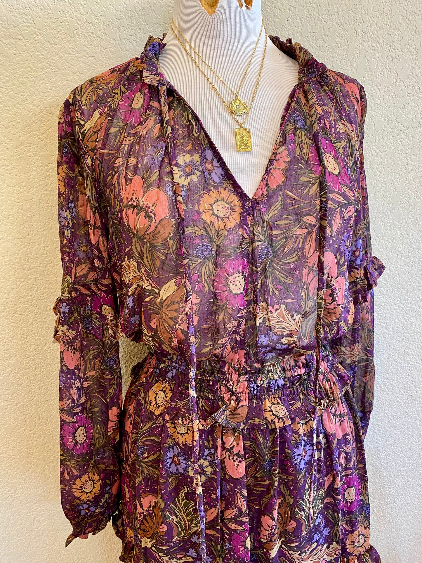 MERREN CHIFFON MAXI DRESS