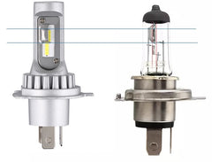 LED Vs Halogen Bulb Size