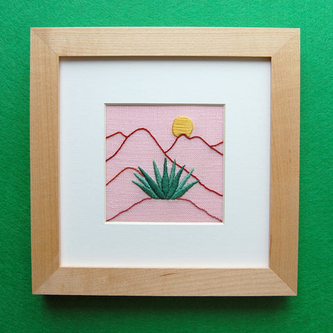 Happy Cactus Designs Hand Embroidery inspired by the Desert Southwest