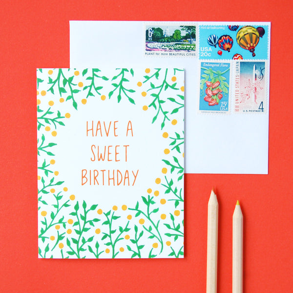 Happy Cactus Designs birthday card