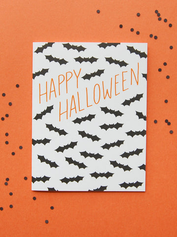 Happy Halloween Card by Happy Cactus Designs