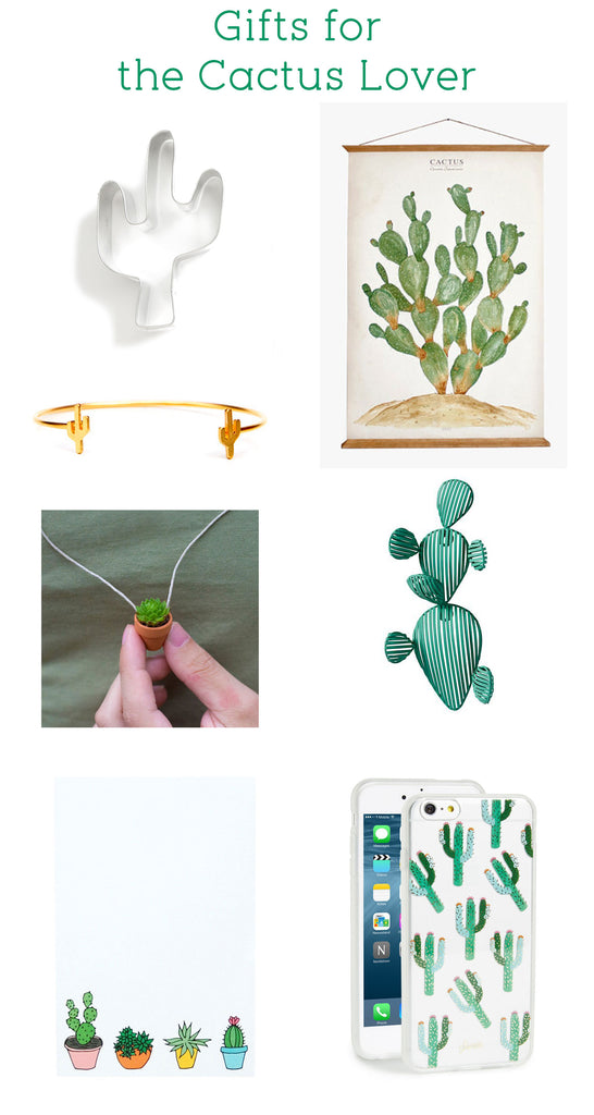 Gift Guide: Gifts for the Cactus Lover 