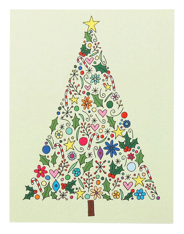 Christmas Tree Card by Happy Cactus