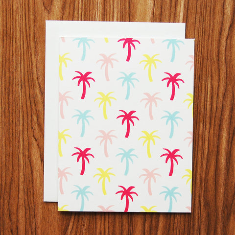 Happy Cactus Palm Tree Stationery