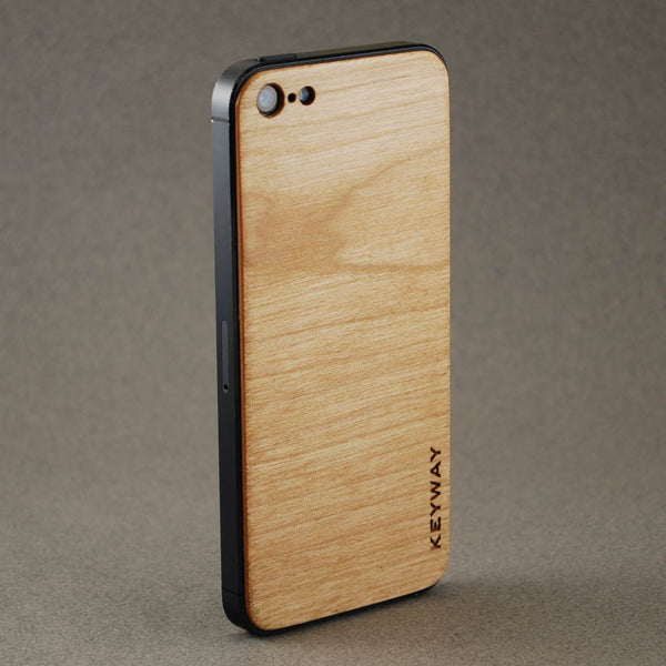 wood iPhone Adhesive Back, Maple
