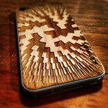Maple BackBoard iPhone Skin with a custom Morse Ring engraving